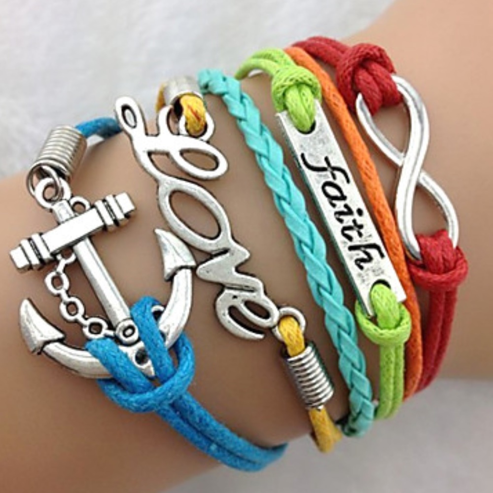 Multi-Color Wrap Bracelet - Picture 2 of 3